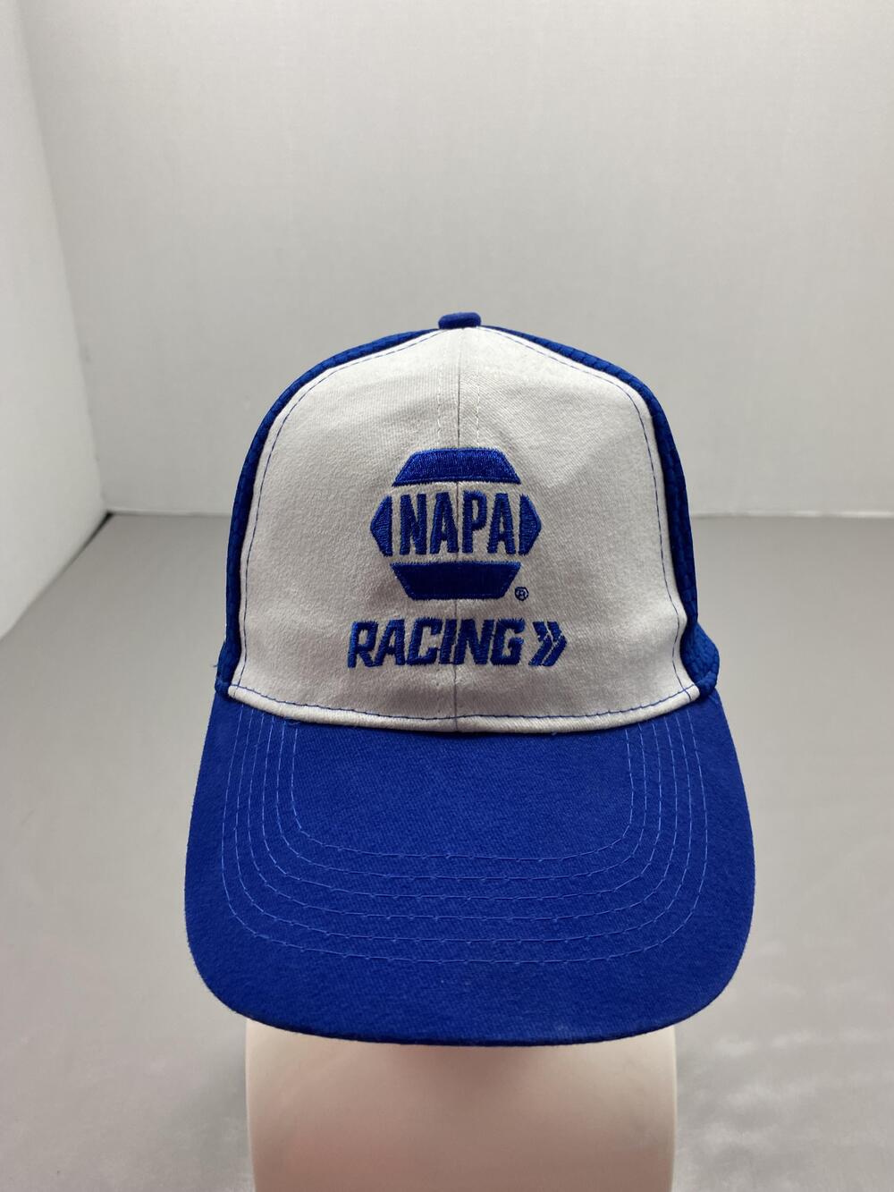 NAPA Racing Hat Cap Strap Back Mens One Size Blue NASCAR Racing Trucker UNK